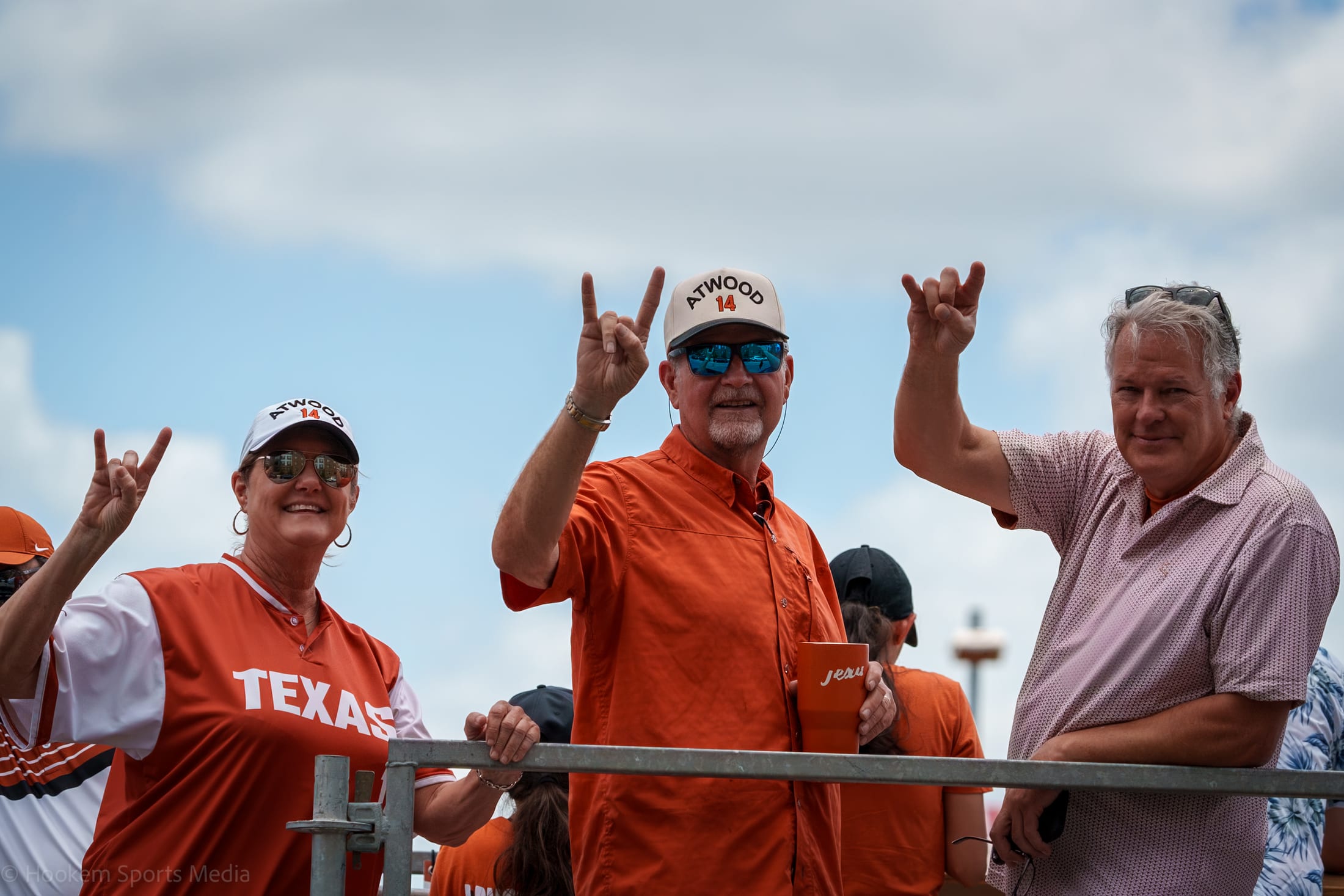 From left to right, Tammy and Geoff Atwood, and Kevin Kavan (Pitcher, Teagan Kavan's dad).