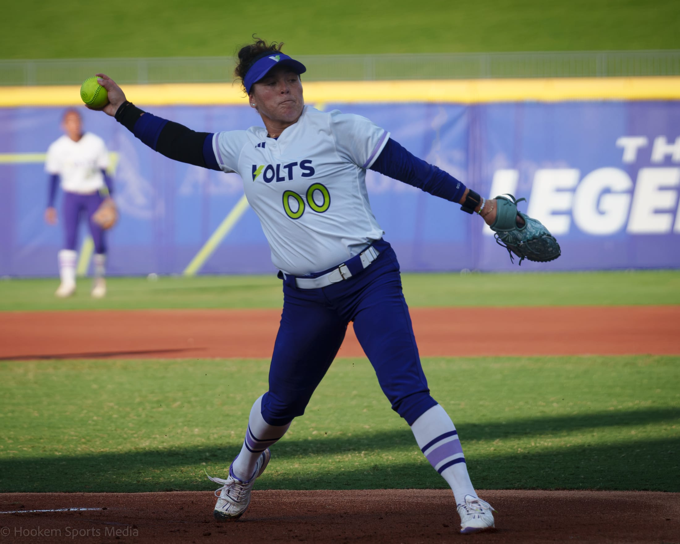Rachel Garcia records eight strikeouts against the Portland Cascade.