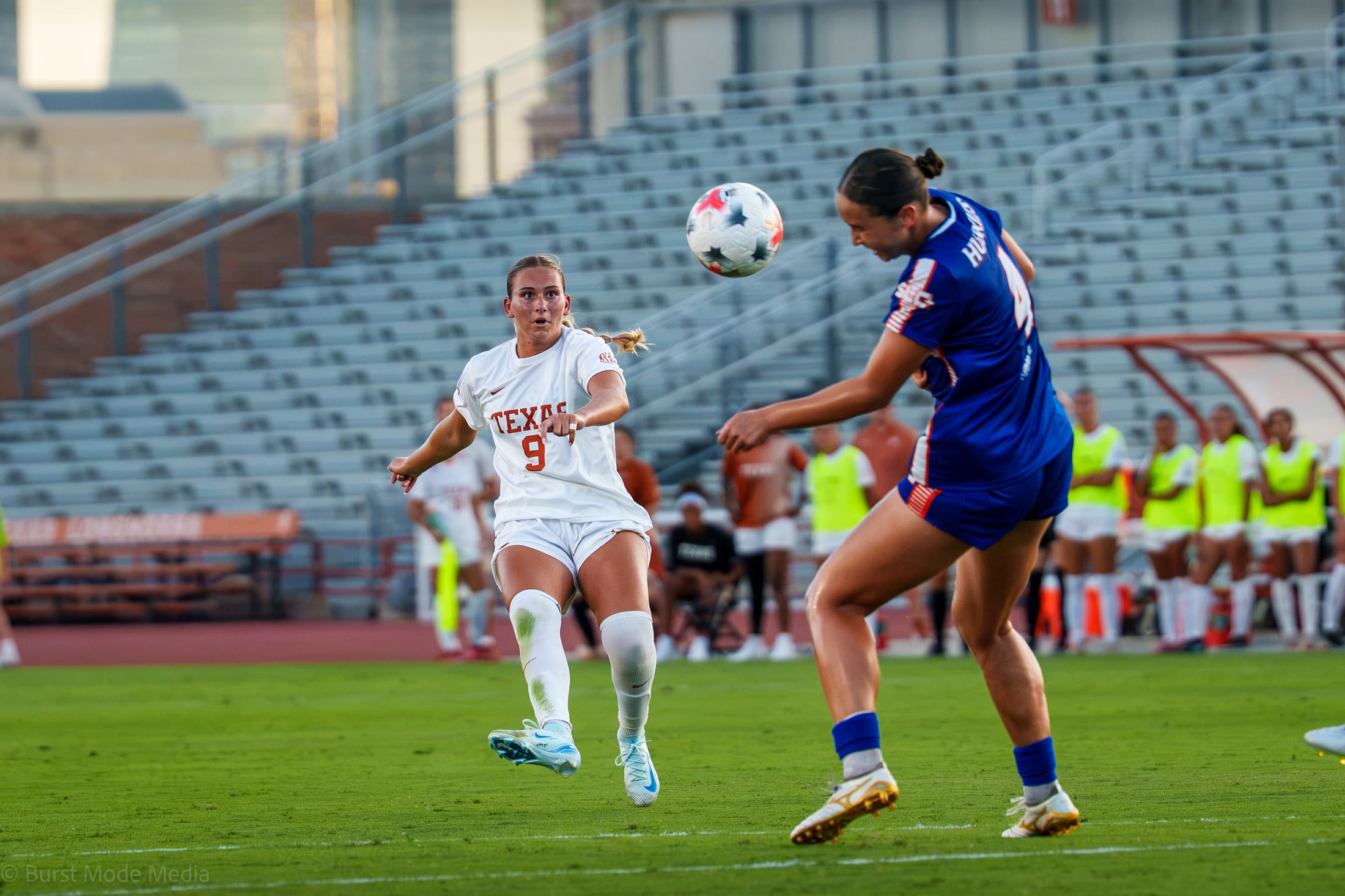 Sophmore Sadie Hoch scores 37 minutes into the match against HCU.